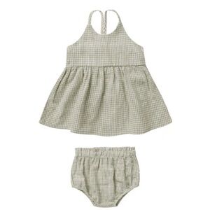 Rylee + Cru Zenni Set Sage Gingham